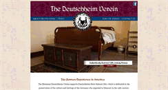 Desktop Screenshot of hermanndeutschheimverein.org