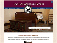 Tablet Screenshot of hermanndeutschheimverein.org